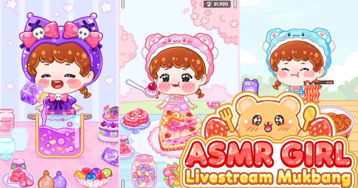 ASMR Girl: Livestream Mukbang