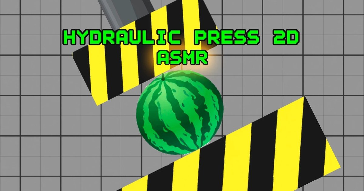 Hydraulic Press 2D ASMR
