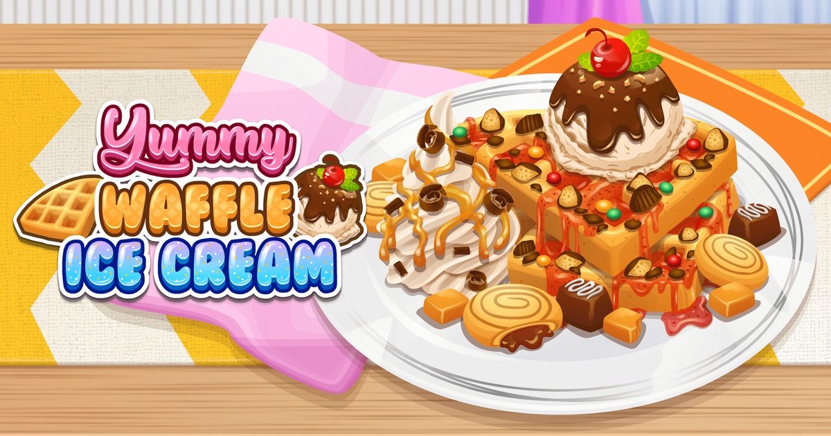 Yummy Waffle Ice Cream