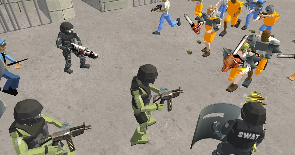 Battle Simulator: Prison & Police