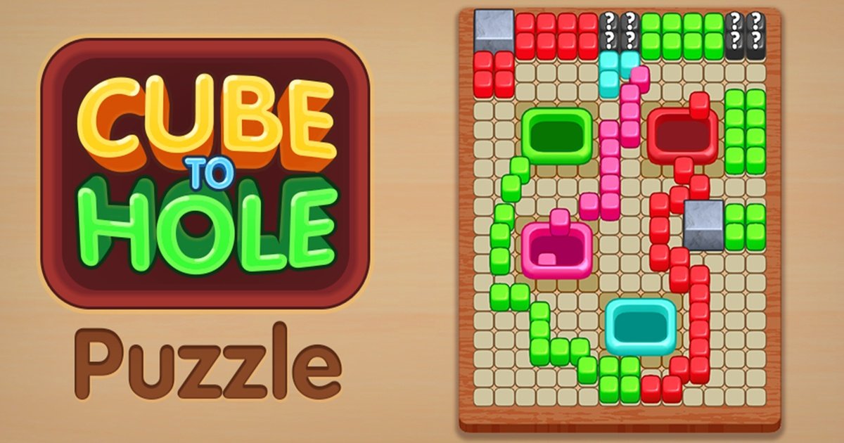 Cube to Hole Puzzle