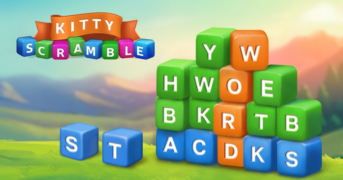 Kitty Scramble: Word Stacks