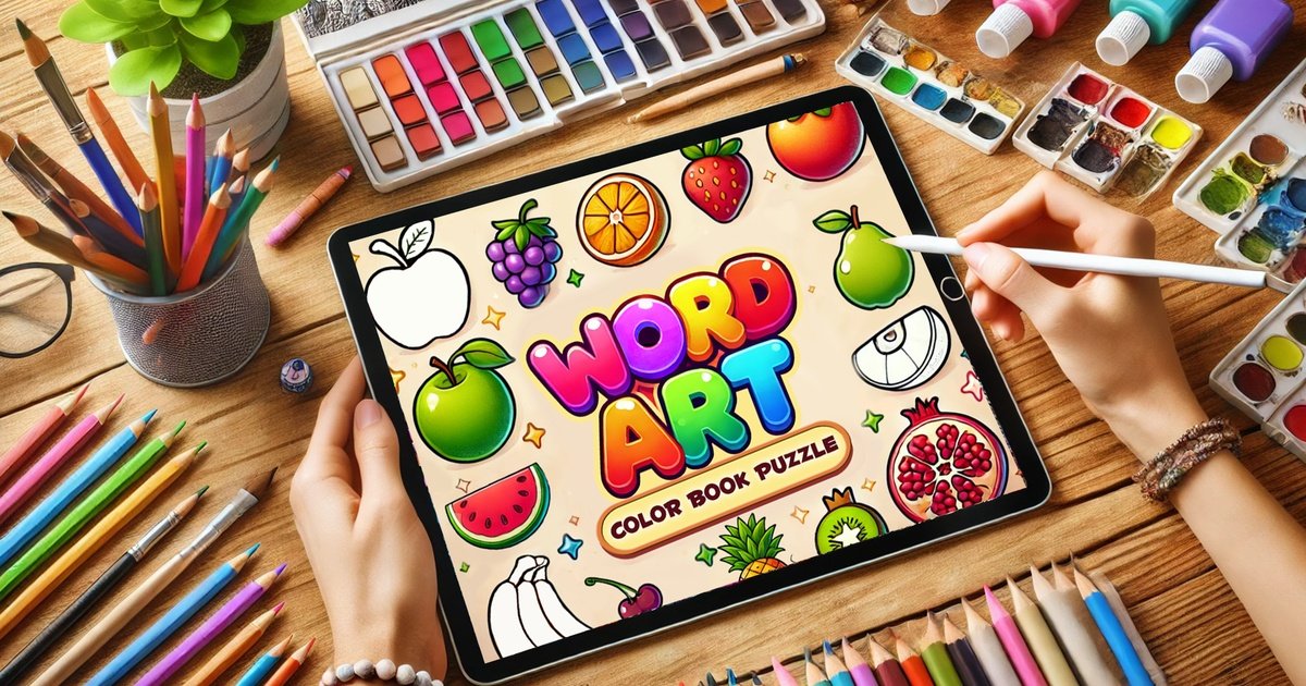 Word Art - Color Book Puzzle