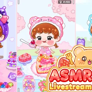 ASMR Girl: Livestream Mukbang