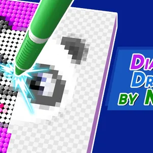 Diamond Drawing by Numbers