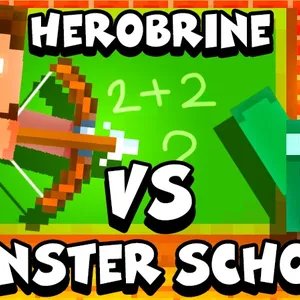 Herobrine vs Monster School