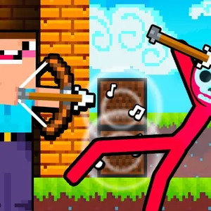 Noob Archer vs Stickman Zombie