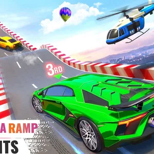 Impossible Mega Ramp Car Stunt