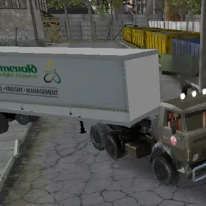 Russian Kamaz Truck Driver