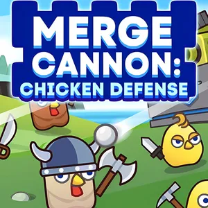 Merge Cannon: Chicken Defense