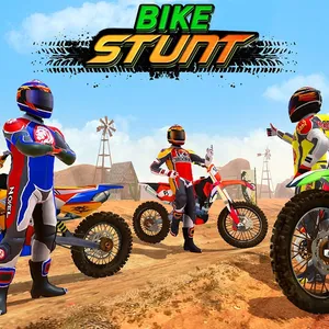 Bike Stunts Race Bike Games 3D