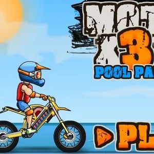 Moto X3M 5: Pool Party