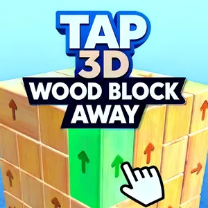 Tap 3D Wood Block Away